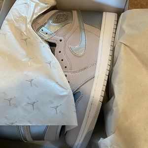 Jordan 1 High Silver Japan Sizes 8 NEW